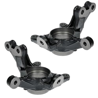 Detroit Axle - 4pc Front Loaded Knuckles Kit for 2009-2019 Toyota Corolla 2009-2013 Matrix, 2 Steering Knuckles 2 Press Wheel Bearings 2010 2011 2012 Driver and Passenger Side Replacement - size: 4UW471864/Kit