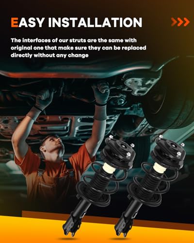 272112 272111 FWD Struts Shocks for Toyota Celica, OCPTY Front Complete Strut Spring Assembly Shock Absorbers Fits 2000 2001 2002 2003 2004 2005 for Toyota for Celica Amortiguadores Struts Sets of 2