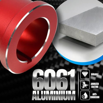 LS Timing Cover Alignment Tool,Billet Aluminum Front Rear Cover Alignment Tool Seal Installer Seal Kit for LS Series Engines Ls1 Ls2 Ls3 Ls6 Ls Lq4 Lq9 4.8 5.3 5.7 6.0 6.2 (Red) - color: RED