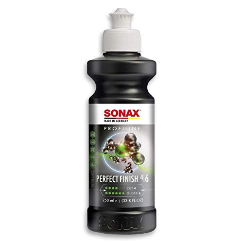 SONAX Perfect Finish 250ml | Scratch and Swirl Remover Polish | Machine Polish | Paint Correction Polish | High Gloss | Black Paint Polish | No Fillers Paint Correction | 8.45 fl. Oz - size: 8.45 fl. oz.