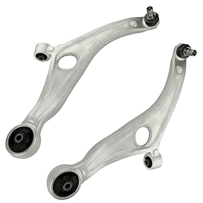 Detroit Axle - 8pc Front End Suspension Kit for Hyundai 15-17 Azera, 14 Sonata, 14-15 Kia Optima, 2 Lower Control Arms w/Ball Joint 2 Sway Bar Links 4 Tie Rod Ends 2014 2015 2016 2017 Replacement - size: 8CS48198/8PC