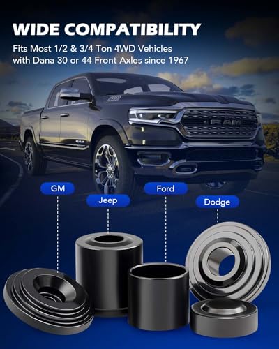 Orion Motor Tech Heavy Duty Ball Joint Press & U Joint Removal Tool Kit with 4wd Adapters, for Most 2WD and 4WD Cars and Light Trucks (BK) - color: dark gray C-frame