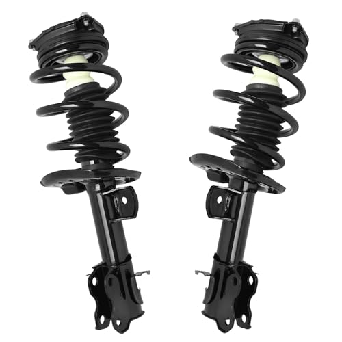 Detroit Axle - 4pc Front Struts Suspension Kit for 2015-2018 Chevrolet City Express 2013-2020 Nissan NV200, 2 Ready Struts with Coil Spring 2 Sway Bar End Links 2016 2017 Replacement - size: 4QS54039/ sway kit