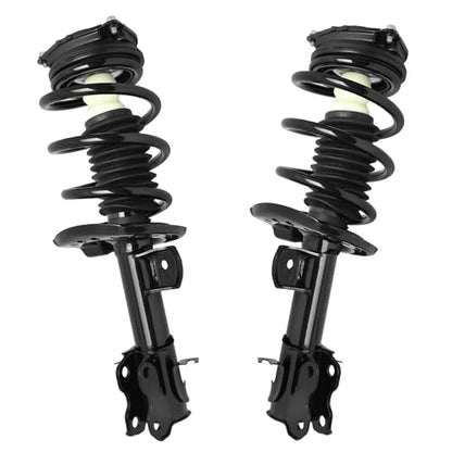 Detroit Axle - 4pc Front Struts Suspension Kit for 2015-2018 Chevrolet City Express 2013-2020 Nissan NV200, 2 Ready Struts with Coil Spring 2 Sway Bar End Links 2016 2017 Replacement - size: 4QS54039/ sway kit
