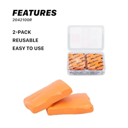 Maxshine 2-Pack Magic Clay Bar (50g Each) – Fine Grade Material for Car Clay Bar Auto Detailing – Cleans & Removes Surface Contaminants Paintwork, Glass, Plastic, Metal Surface - style: 2-Pack Fine Grade