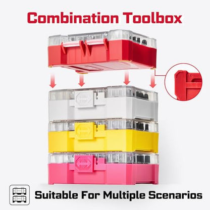 Geinxurn 64Pieces Impact Screwdriver Bits Set, S2 Steel Magnetic Phillips/Slotted/Square/Torx/Hex Muliti Insert Bits Tips Set with Impact Bit Holder and 1/4”Socket Adapter(Storage Box Case) - style: FQ064025-A