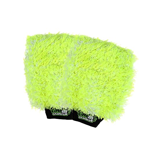 2-Pack 10" x 8" Microfiber Wash Mitt and Wash Sponge Pad Combo