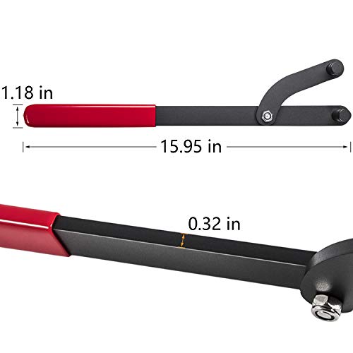 Crank Pulley Harmonic Damper Holding Tool Set with Crank Bolts - Universal Camshaft Pulley Holder Wrench for 22RE, 2RZ, 3RZ, 3.0L 3.3L V6, 4.0L 4.7L V8 Engines, Engine Repair Tools