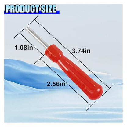 5PCS Valve Core Removal Tool, Single Head Schrader Valve Stem Core Remover, Motorcycle & Truck Tire Repair Install Tool (Single Head) - size: Single Head