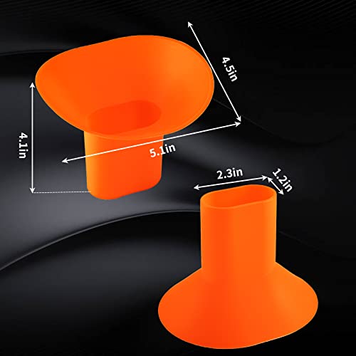 UTV Oil Funnel, Flexible Oil Funnel | Compatible with Can Am Maverick x3 Defender, Foldable Silicone Change Funnels for Automotive, Cars, ATVs, Boats and Trucks