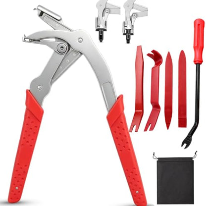 Car Clip Pliers, Panel Clip Removal Tool, Auto Clip Removal Pliers for Automotive Plastic Fasteners, Push Pin & Door Trim, Damage-Free Disassembly