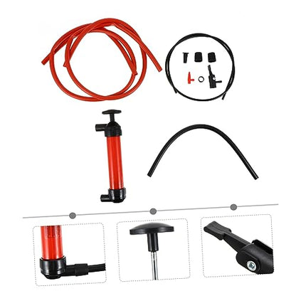 Gatuida 1 Set Oil Extractor Fuel Transfer Pumps Hose Hand Pump Siphon Hose Manual Oil Pumps Fuel Hose Transfer Pump Kit Extractor Car Accessories Without Pvc Oil Change Machine, 22.8X5X5CM