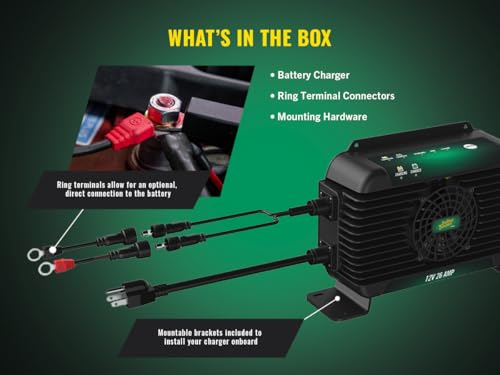 Battery Tender PowerPlus 24V, 20 AMP Battery Charger and Maintainer - IP68 Weather Resistant
