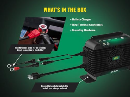 Battery Tender PowerPlus 24V, 20 AMP Battery Charger and Maintainer - IP68 Weather Resistant