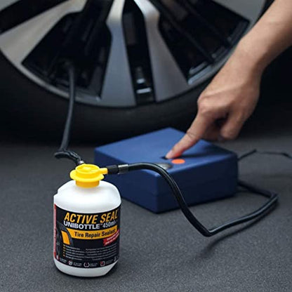 Airman Tire Repair Sealant 450ml UNIBOTTLE - Tire Sealant for Car Tire Repair, Flat Tire Repair Kit Alternative, Works with Any Tire Compressor, Emergency Tire Puncture Repair, TPMS Safe