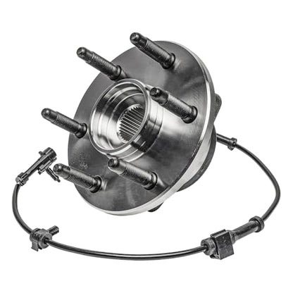 Detroit Axle - 4WD 2 Front Wheel Bearing Hubs for 1999-2006 Chevrolet Silverado 1500 GMC Sierra 1500 Avalanche Yukon XL Suburban 1500 Tahoe Cadillac Escalade EXT ESV, Wheel Hub and Bearings Assembly - style: 2W2800204/Pair