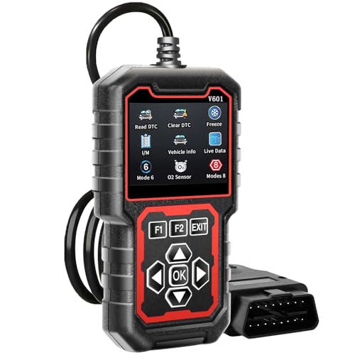 V601 Professional OBD2 Diagnostic Scanner - Quickly Engine Check Light Code Reader, Voltage Tester, I/M Readiness, Reset, and Code Eraser, Suitable for OBD II Protocol Car & Truck Since 1996