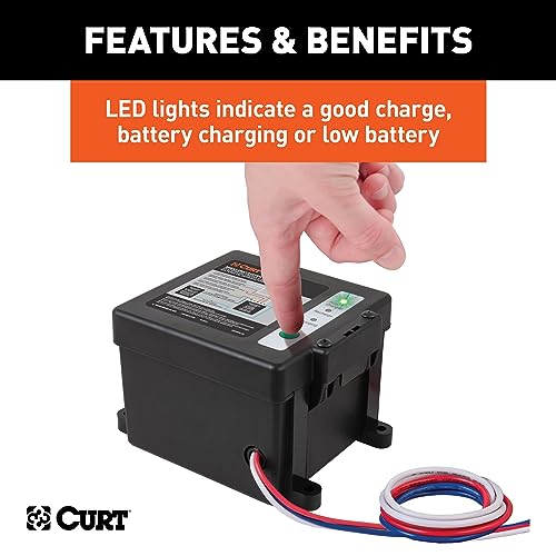 Curt Manufacturing 52042 Side Load Push to Test Breakaway Kit
