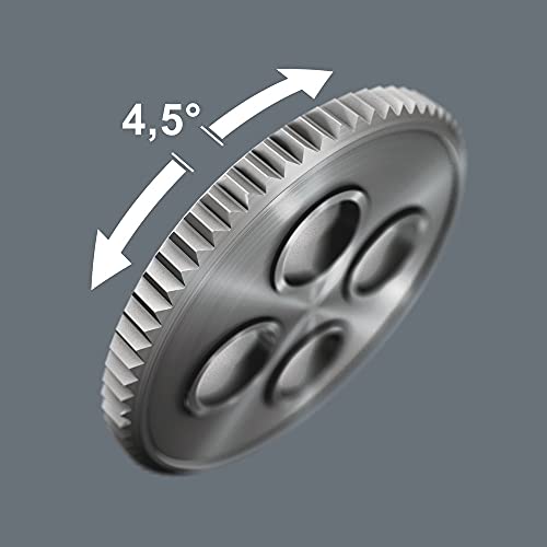 8100 SA 14 Zyklop Comfort Ratchet Set, reversing Lever, 1/4" Drive, Metric, 28 Pieces
