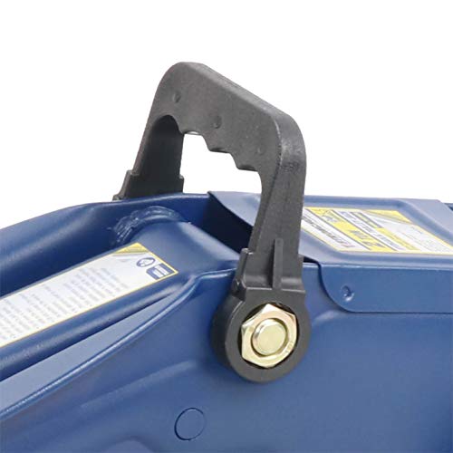 Stronghold 2-Ton Trolley Jack – Heavy-Duty Hydraulic Floor Jack with Safety Valve - 5-1/8" to 12-3/4" Lift Range - Steel Construction - Meets ASME/PASE Standards