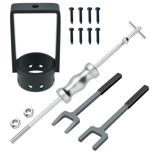 SHOOSHINE CV Axle Removal Tool, Steel CV Axle Puller, Universal Fit Automotive Puller Set (CV Axle Shaft Puller Tool with Axle Popper) - size: CV Axle Shaft Puller Tool with Axle Popper