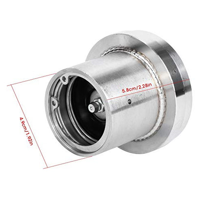 Estink 4pcs 2.717in Diameter Trailer Stainless Steel Lubricator Tool Accessory
