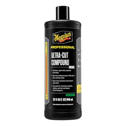 Meguiar’s Mirror Glaze Ultra-Cut Compound, Car Polishing Compound for Car Paint to Remove Light Defects and Restore Clarity; Use On Cars, Trucks & Suvs - 32 Fl Oz - size: 32 Oz, style: Ultra-Cut Compound