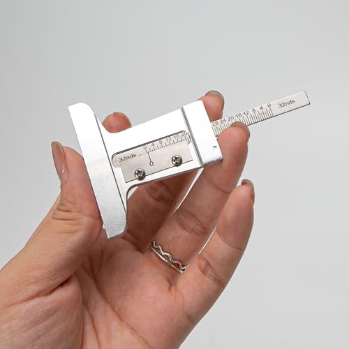 Car Truck Tire Depth Checker Tyre Tread Gauge Stainless Steel 0~32nds Caliper Measure Tool