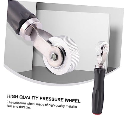 Tire Compaction Roller for Car Repair Black Tire Stitch Wheel High Temperature Resistance Lightweight Portable and Sealing Performance - color: Black