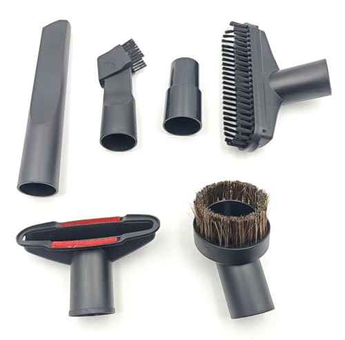 Vacuum Attachments 32mm (1-1/4 inch) &35mm (1-3/8 inch) Vacuum Cleaner Accessories Brush Kit Fits Vacuum Cleaner