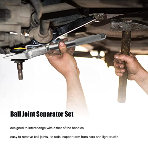 5 Pcs Ball Joint Separator Set, Pickle Fork Tool Set, Heavy Duty Tie Rod Removal Tool, Ball Joint Remover, with Suitcase, Universal for Cars and Light Trucks