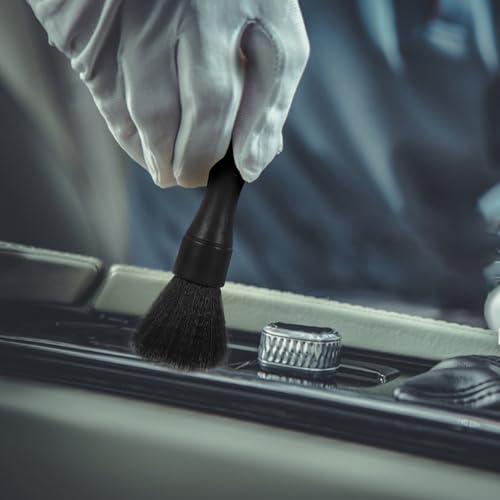2pcs Car Detailing Brush Set for Car Interior Cleaning, Ultra Soft Abs and Pp Material Detailing Brushes, Versatile Automotive Cleaning Tools for Vents, Engine Bay, Dashboard,
