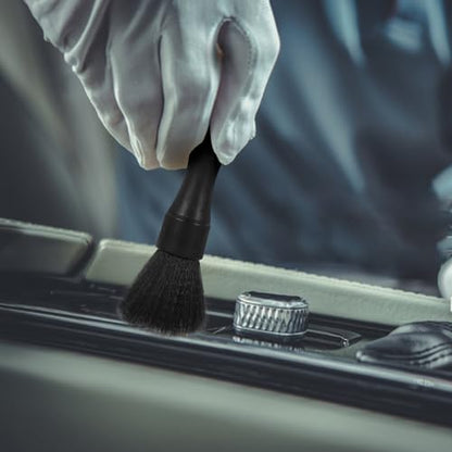 2pcs Car Detailing Brush Set for Car Interior Cleaning, Ultra Soft Abs and Pp Material Detailing Brushes, Versatile Automotive Cleaning Tools for Vents, Engine Bay, Dashboard,
