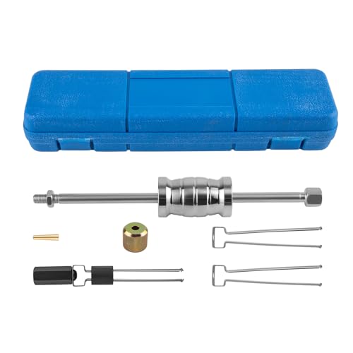 maXpeedingrods Fuel Injector Puller Remover Tool Kit Compatible with Ford Volvo 1.0L 1.5L 1.6L 1.8L 2.0L 2.3L 2.7L 3.5L Replace 310-206, 9997410 Fuel Injector Extractor Tool Slide Hammer Puller Set - style: for Ford & Volvo