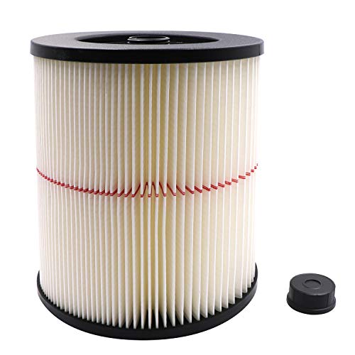 Netezza 17816 Replacement Filter for Craftsman 17816, 9-17816 Wet/Dry Vacuum Cleaner Compatible With 5 Gallon and Larger Vacuum Cleaner, 1 pack - size: 1P