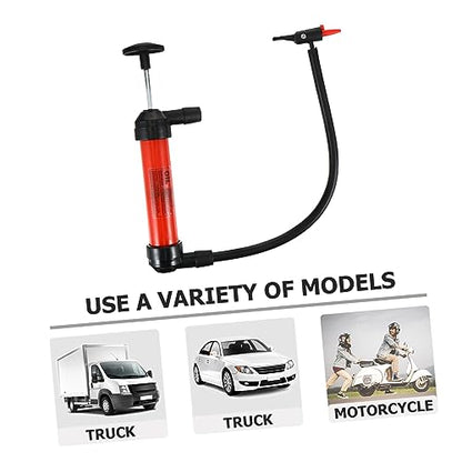 Gatuida 1 Set Oil Extractor Fuel Transfer Pumps Hose Hand Pump Siphon Hose Manual Oil Pumps Fuel Hose Transfer Pump Kit Extractor Car Accessories Without Pvc Oil Change Machine, 22.8X5X5CM