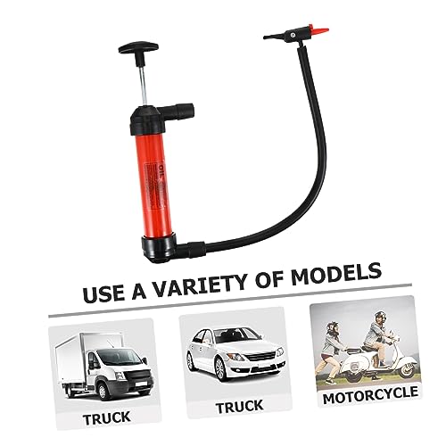 Manual Siphon Pump, 1 Set Oil Extractor Fuel Transfer Pumps Hose Hand Pump Siphon Hose Manual Oil Pumps Fuel Hose Transfer Pump Kit Extractor Car Accessories Without PVC Oil Change Machine