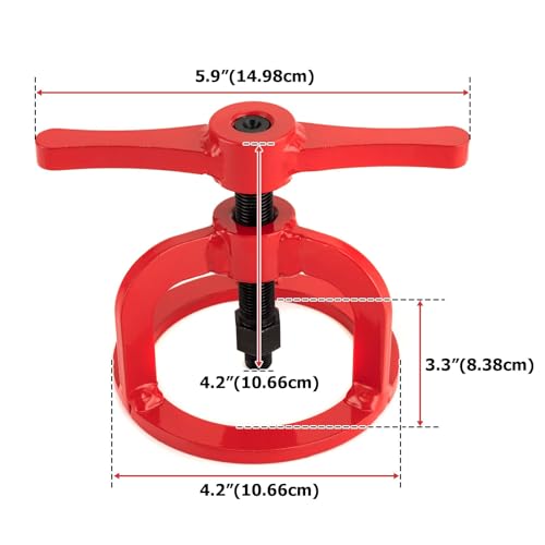 Mofun Clutch Spring Compressor Compression Tool Clutch Tool Compatible with Harley Evo Sportster XL883 XL1200 1991-2022, Buell 1995-2001 Models Replaces of Part Number 38515A, Red