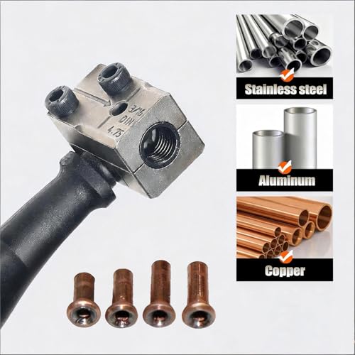 Universal Car Brake Line Flaring Tool Kit EOHMAK 3/16 Inch Brake Line Double Flare Tool, Heavy Duty Manual Flaring Tools for Tubing, Brake Fuel Line Repair for Cars, Trucks & Motorcycles - color: 4 packs/sets