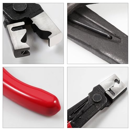 7 Inch Clic-R Hose Clamp Pliers for Automotive Heavy Duty CV Boot Hose Clip Pliers CV Boot Crimp Clamp Clic-R Collar Plier Hose Removal Plier Auto Repair Tool for Car Auto Maintenance - size: Hose Clamp Pliers