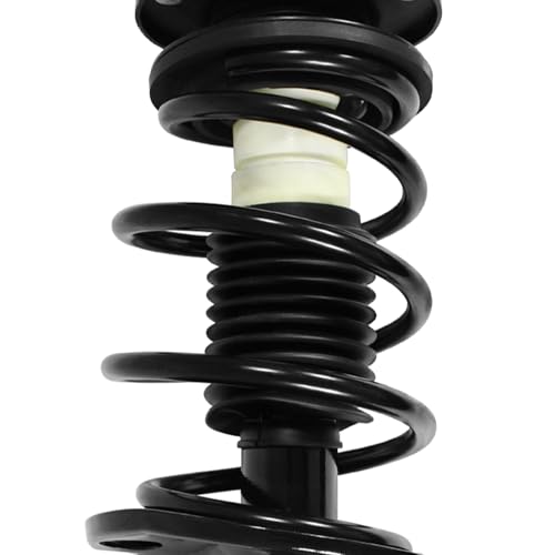 Detroit Axle - 2 Front Struts for 2008 2009 2010 2011 2012 2013 2014 2015 Scion xB, Complete Struts with Coil Spring Shocks Assembly Replacement Suspension Shock - size: 11421_11422/Pair