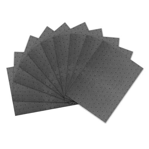 10PCS 13"x10.1" Car Oil Absorbent Pads,Reusable Cars Oil Mat for Absorbing Oils and Various Fluids,Essential Cars Oils Spill Mat Car Accessories for Workshop/Garage