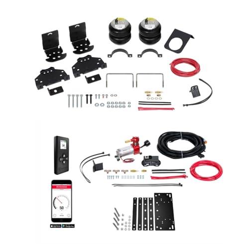 TrendsAuto Firestone Airide Ride-Rite Rear Air Springs Kit w/Standard Compressor Single Wireless App & Remote fits 2008-2026 E450 Cab-Chassis & Class C Motorhome | TrendsAuto Decal | 2622 2922 - size: Single Path