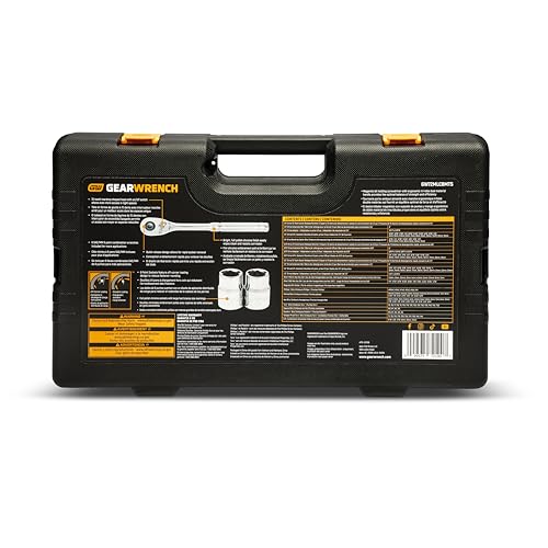 GEARWRENCH 202 Piece SAE/Metric Mechanics Tool Set 1/4", 3/8", & 1/2" Drives | GW72MLCBMTS - style: 202 Piece