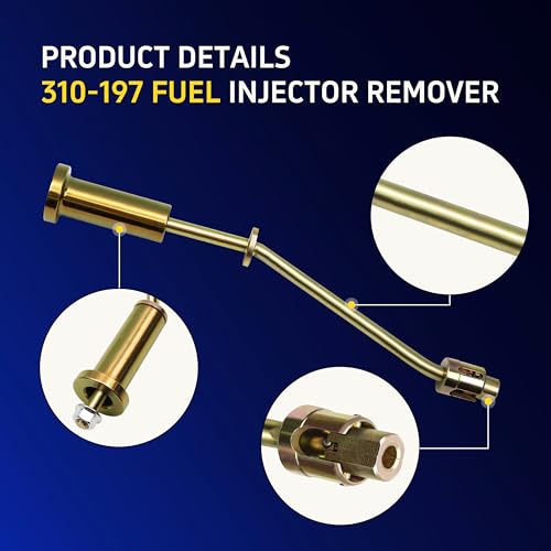 Kuntech 310-197 Fuel Injector Remover Installer Tool Compatible with Jaguar 3.0 and Land Rover 5.0L Engines