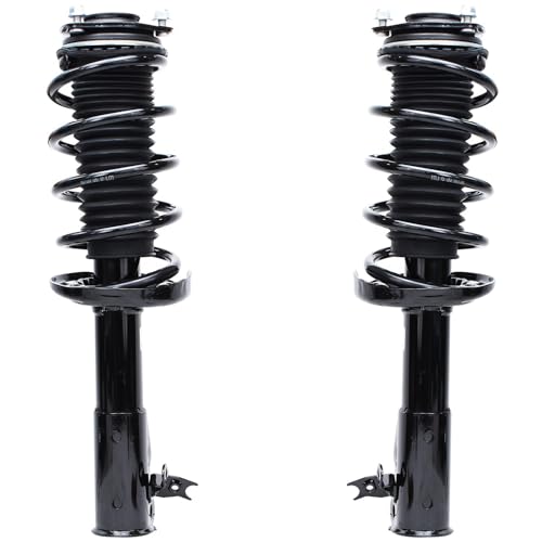 Detroit Axle - 12pc Front Struts Kit for 2006-2011 Honda Civic | 2Struts and Coil Springs 2 Lower Ball Joints 2 Sway Bars 4 Outer Inner Tie Rods 2 Rear Shock Absorbers Replacement Suspension - size: 12AQS3000181/Big Kit