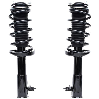 Detroit Axle - 12pc Front Struts Kit for 2006-2011 Honda Civic | 2Struts and Coil Springs 2 Lower Ball Joints 2 Sway Bars 4 Outer Inner Tie Rods 2 Rear Shock Absorbers Replacement Suspension - size: 12AQS3000181/Big Kit