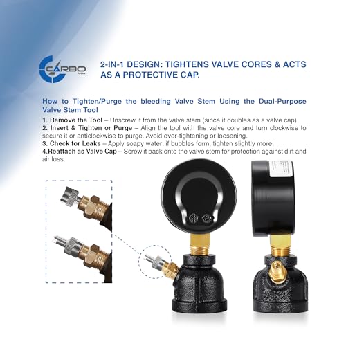 Gas Test Pressure Gauge 30 Pound, 30 PSI / 200 kPa, 3/4” FNPT Connection, Brass Valve, Forged Steel Bell Shape Body Assembly. - size: 3/4" FNPT 0-30 psi, style: Steel Black