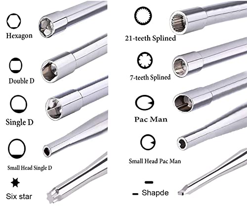 Pack of 10 Carburetor Adjustment Tool Screwdriver Kit for Most 2-Cycle Small Engine Trimmers, Chainsaws, and Leaf Blowers