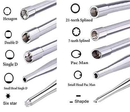 Pack of 10 Carburetor Adjustment Tool Screwdriver Kit for Most 2-Cycle Small Engine Trimmers, Chainsaws, and Leaf Blowers